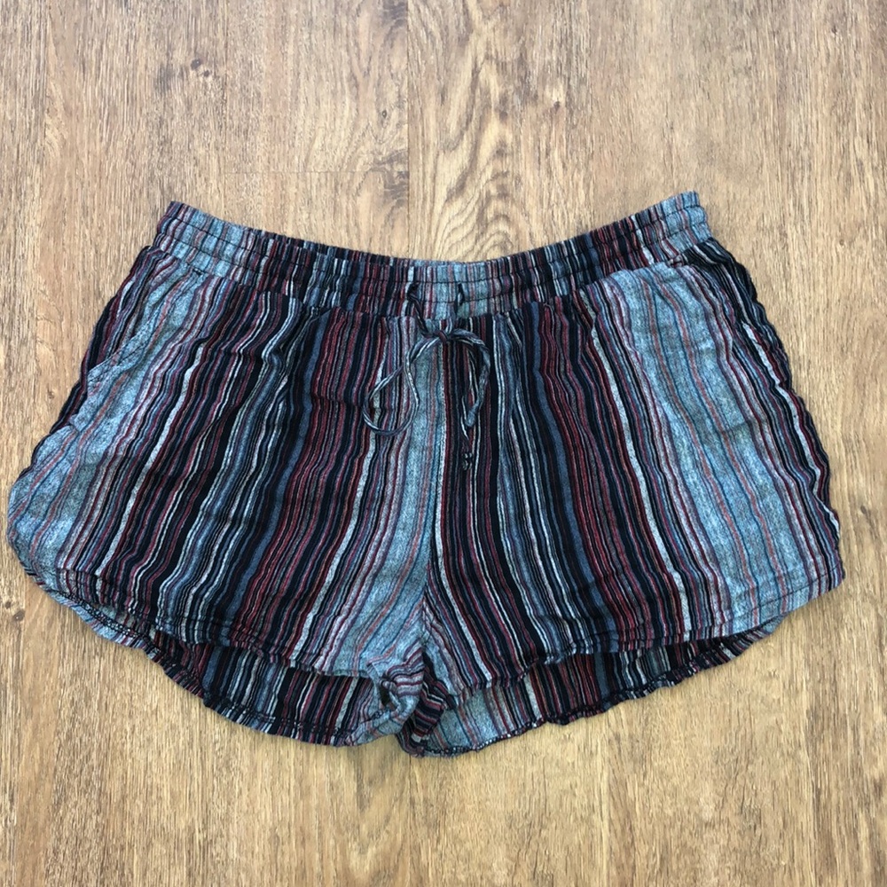 Striped Flowly Shorts